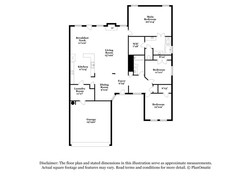 2,175/Mo, 13610 Tivoli Gdns Live Oak, TX 78233 Floor Plan View
