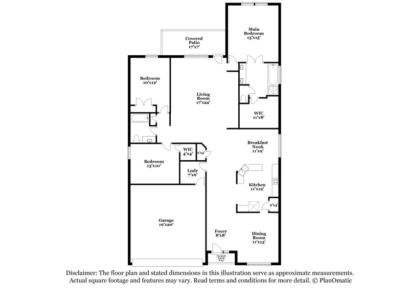 1,630/Mo, 8510 Winchester Way San Antonio, TX 78254 Floor Plan View