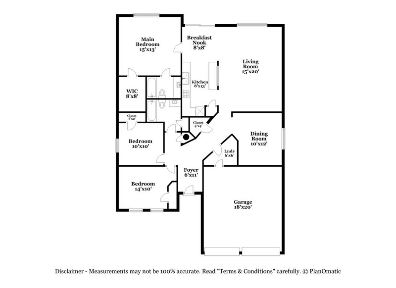 1,915/Mo, 15810 Brisbane Dr Selma, TX 78154 Floorplan View