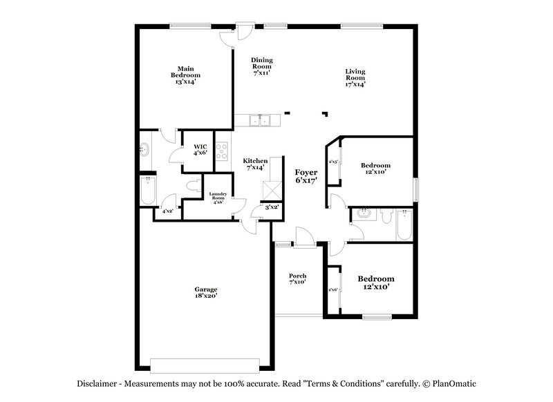 1,830/Mo, 243 Posey Pass New Braunfels, TX 78132 Floor Plan View