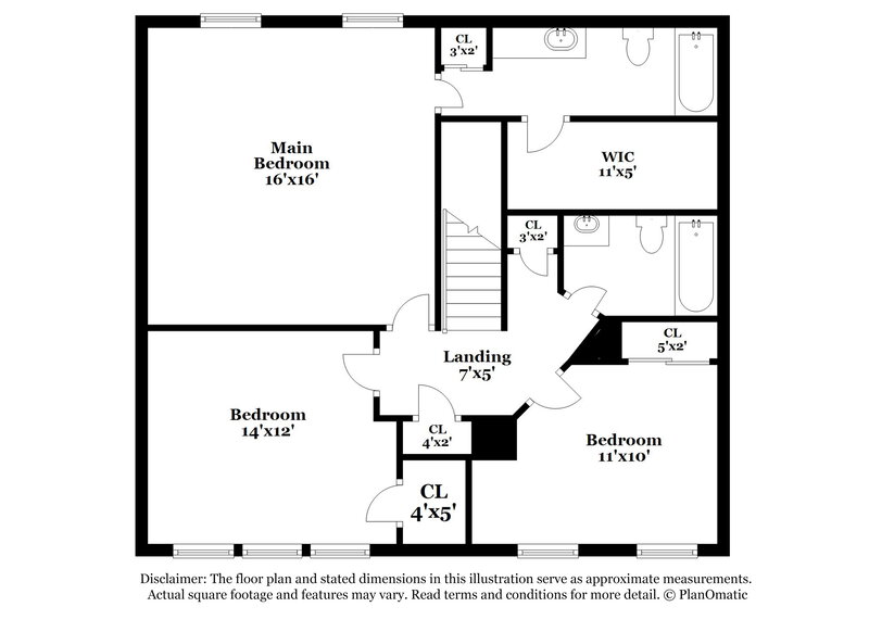 2,070/Mo, 7619 Allendate Peak San Antonio, TX 78254 Floor Plan View 2