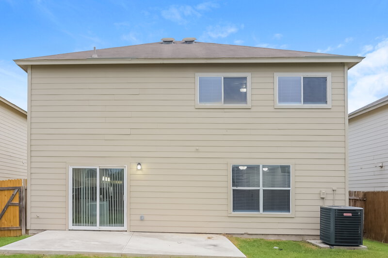 2,070/Mo, 7619 Allendate Peak San Antonio, TX 78254 Rear View