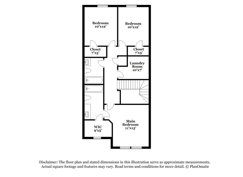 1,775/Mo, 13508 Bristow Dawn San Antonio, TX 78217 Floor Plan View
