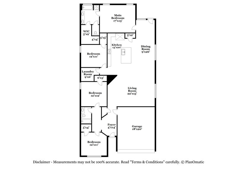 2,145/Mo, 12027 Sapphire Riv San Antonio, TX 78245 Floor Plan View