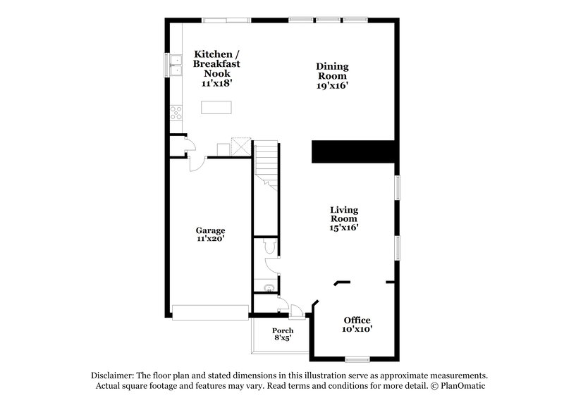1,770/Mo, 6502 Rosewood Crst San Antonio, TX 78238 Floor Plan View