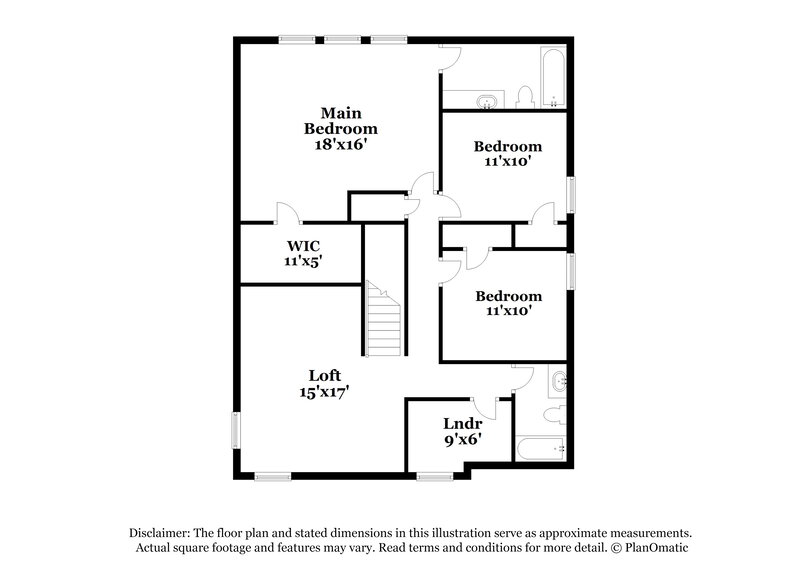 1,770/Mo, 6502 Rosewood Crst San Antonio, TX 78238 Floor Plan View 2