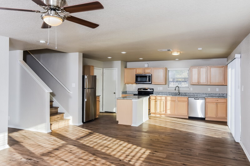 1,770/Mo, 6502 Rosewood Crst San Antonio, TX 78238 Kitchen View