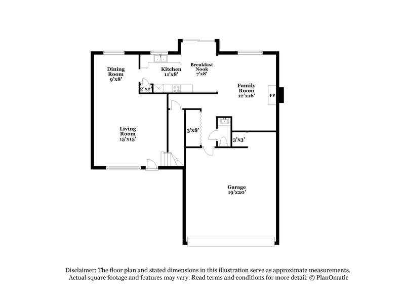 1,820/Mo, 10503 Coyote Hl Converse, TX 78109 Floor Plan View