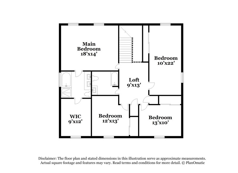 2,325/Mo, 1619 Spice Spg San Antonio, TX 78260 Floor Plan View 2