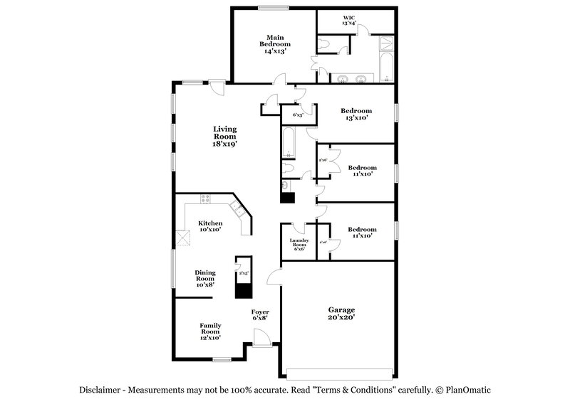 1,945/Mo, 8450 Pale Horse Ln San Antonio, TX 78254 Floor Plan View