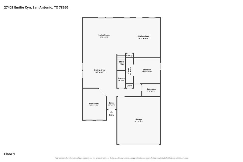 2,495/Mo, 27402 Emilie Cyn San Antonio, TX 78260 Floor Plan View 2