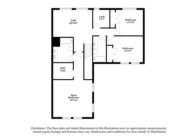 1,985/Mo, 8639 Sunny Oaks San Antonio, TX 78250 Floor Plan View 2