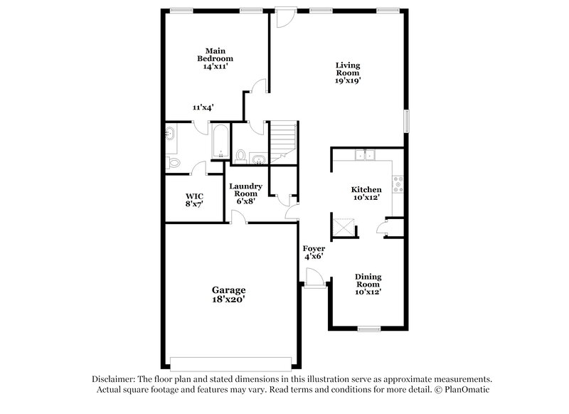 2,035/Mo, 11422 Fort Smith San Antonio, TX 78245 Floor Plan View