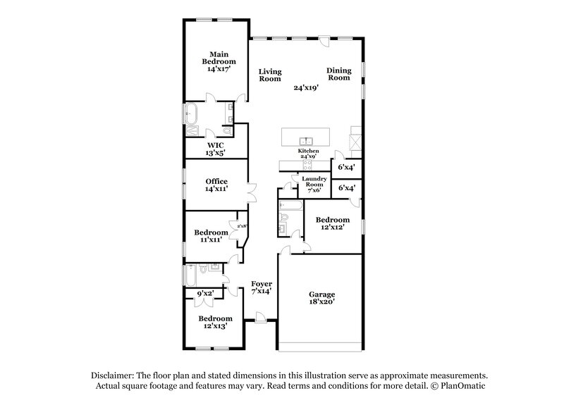 2,365/Mo, 2923 Daisy Mdw New Braunfels, TX 78130 Floorplan View