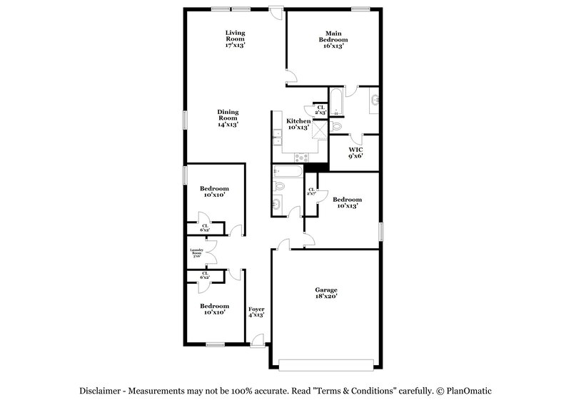 2,115/Mo, 8018 Dovers Den San Antonio, TX 78253 Floor Plan View