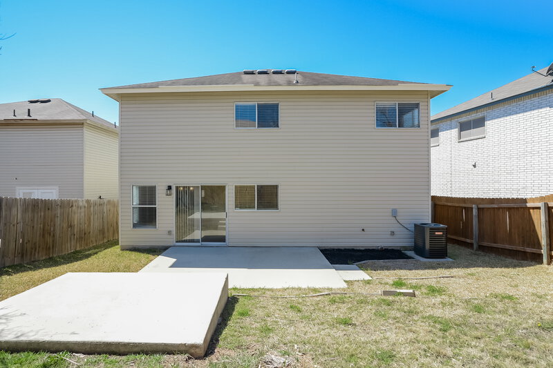 2,090/Mo, 12031 Crescent Chase San Antonio, TX 78253 Rear View