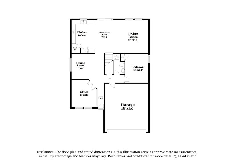 1,865/Mo, 2727 Middleground San Antonio, TX 78245 Floor Plan View