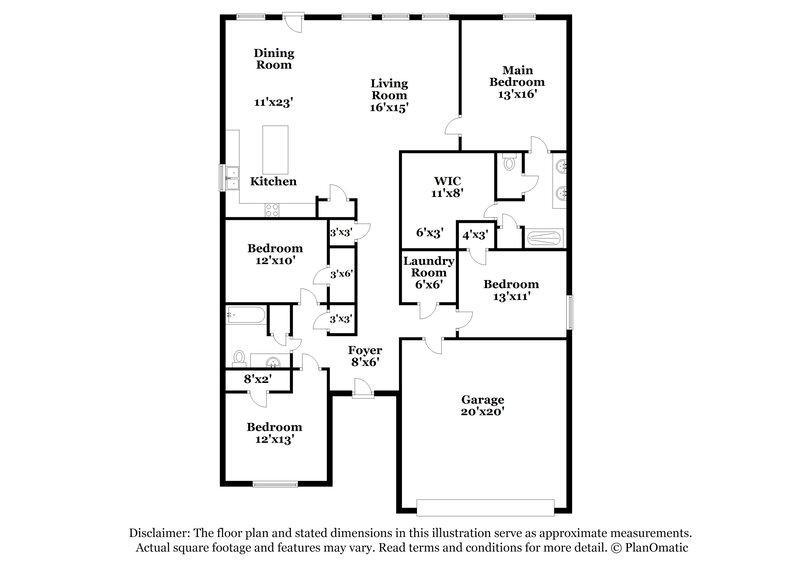 1,815/Mo, 123 Fabarm Ln New Braunfels, TX 78130 Floorplan View