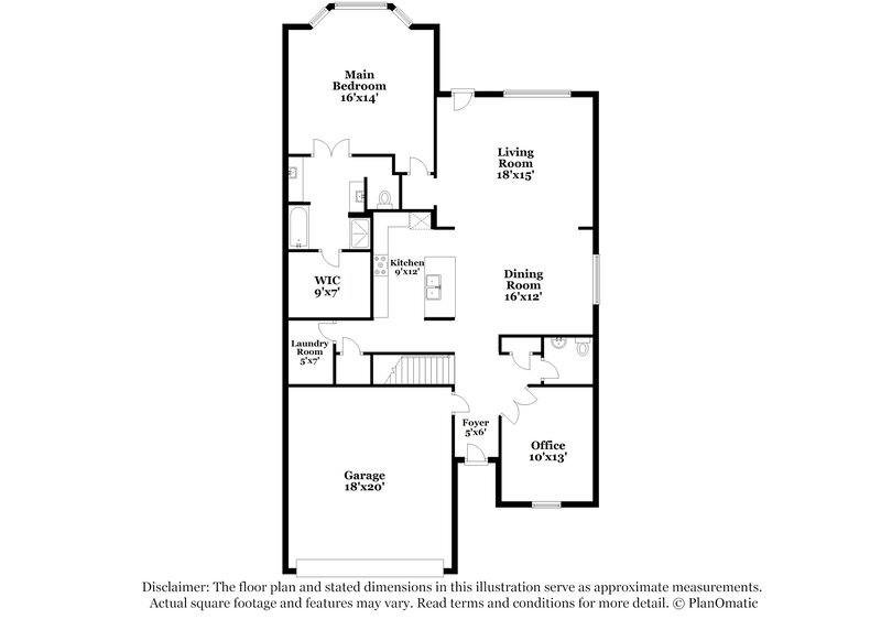 2,565/Mo, 8915 Arundal Gdn Converse, TX 78109 Floor Plan View
