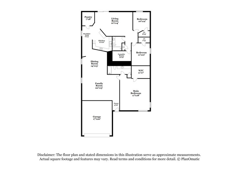 2,195/Mo, 358 Las Puertas San Antonio, TX 78245 Floor Plan View