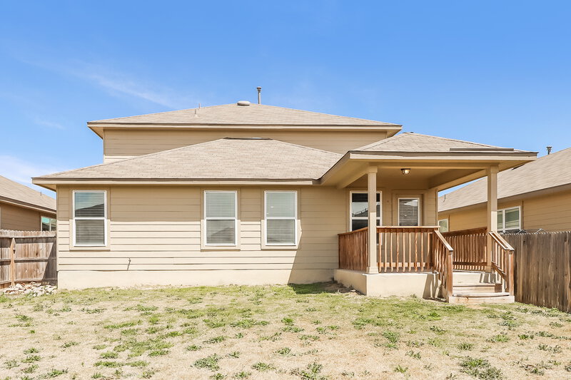 2,100/Mo, 13422 Wild Rye San Antonio, TX 78254 Rear View