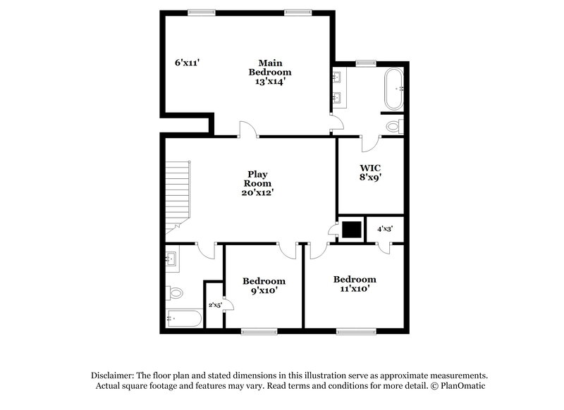 2,210/Mo, 3826 Flyer Vista San Antonio, TX 78261 Floorplan View 2