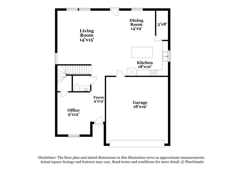 1,895/Mo, 9431 Hanover Sky Converse, TX 78109 Floorplan View