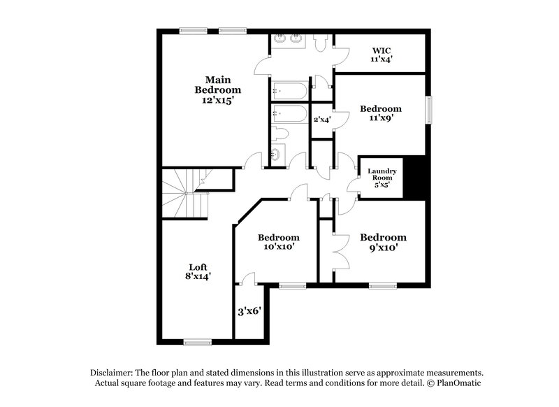 1,895/Mo, 9431 Hanover Sky Converse, TX 78109 Floorplan View 2