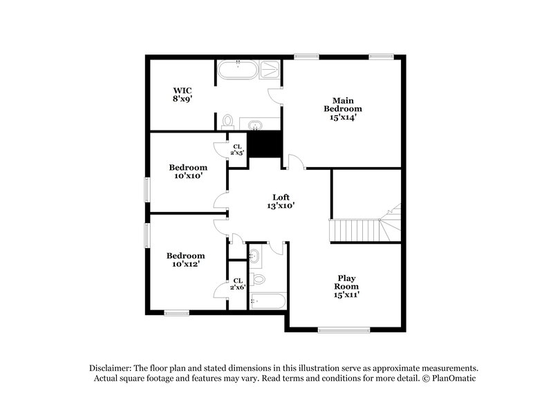 1,885/Mo, 7186 Quarter Moon Converse, TX 78109 Floor Plan View 2