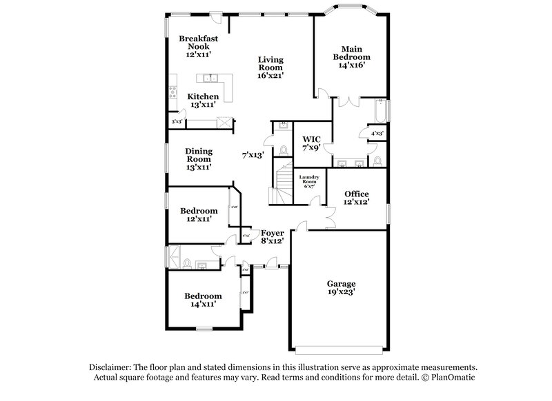 2,195/Mo, 11615 Tahoka Daisy San Antonio, TX 78245 Floor Plan View
