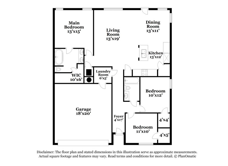 1,740/Mo, 201 Longhorn Way Cibolo, TX 78108 Floor Plan View