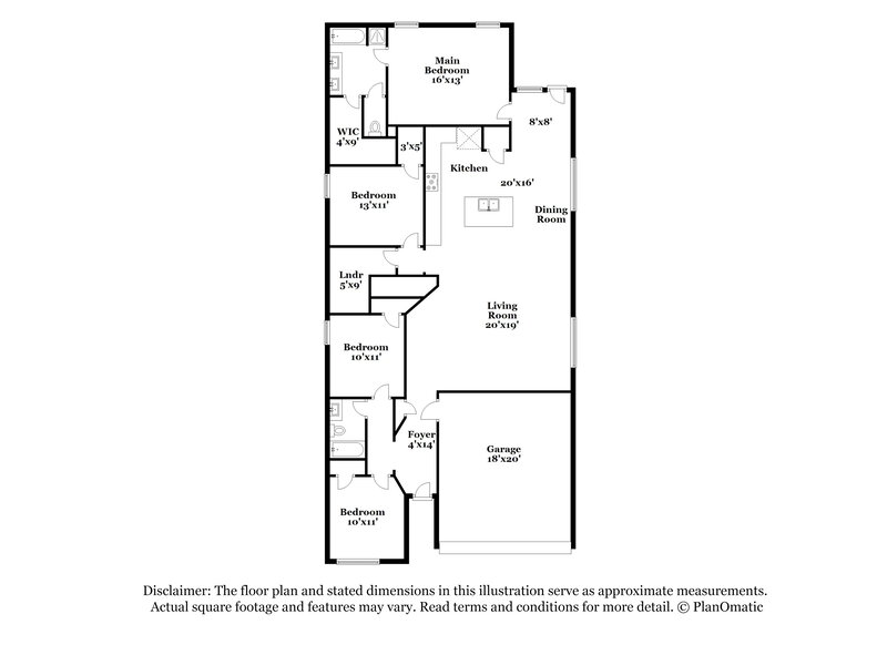 2,165/Mo, 11628 Blackmore Leap San Antonio, TX 78245 Floor Plan View