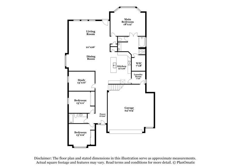 2,205/Mo, 737 Great Cloud New Braunfels, TX 78130 Floor Plan View