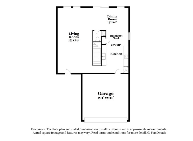 2,150/Mo, 6323 Wild Flower Way San Antonio, TX 78244 Floorplan View