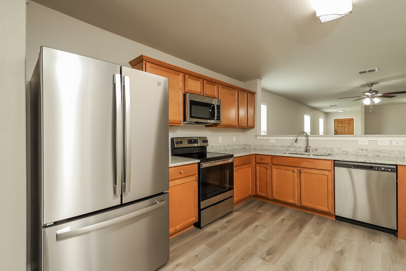 1,830/Mo, 148 Rock Nettle New Braunfels, TX 78130 Kitchen View 2