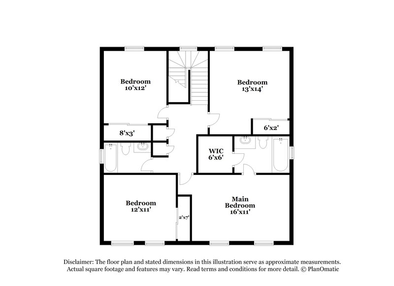 1,825/Mo, 8815 Meadow Spgs Universal City, TX 78148 Floor Plan View 2