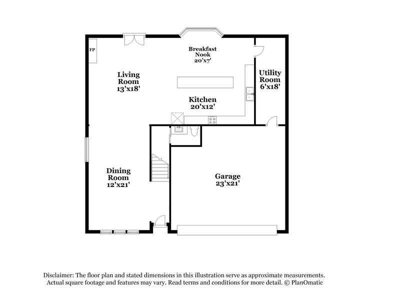 1,735/Mo, 506 Empresario Dr San Antonio, TX 78253 Floor Plan View