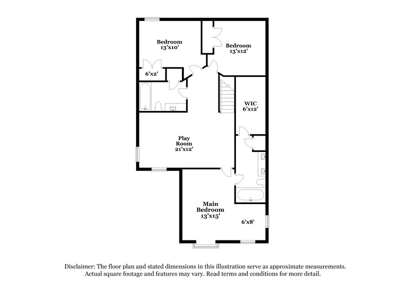 1,870/Mo, 3952 Gentle Mdw New Braunfels, TX 78130 Floor Plan View 2