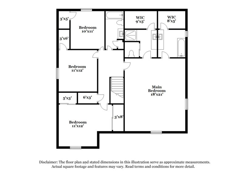 1,925/Mo, 8138 Cherry Glade Converse, TX 78109 Floor Plan View 2