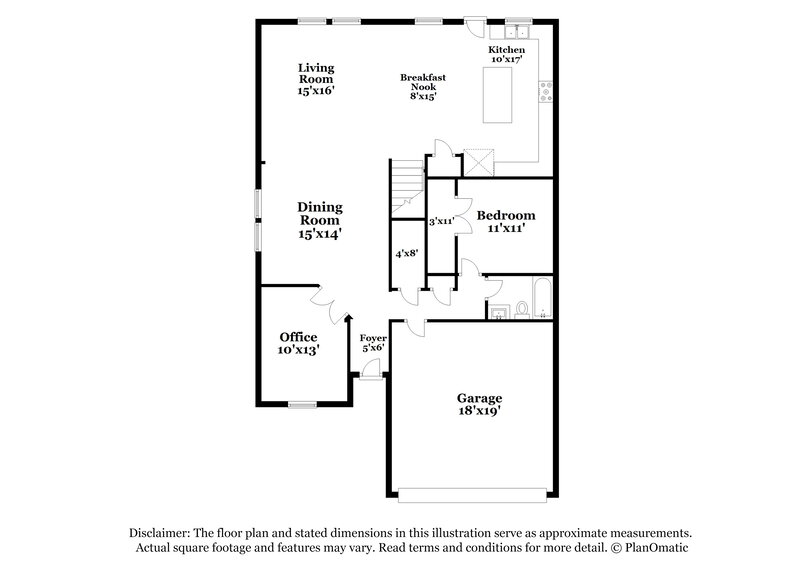 2,290/Mo, 10807 Balmorhea San Antonio, TX 78252 Floor Plan View