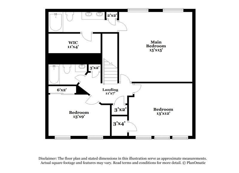 1,585/Mo, 7934 Dueling Oak San Antonio, TX 78254 Floorplan View 2