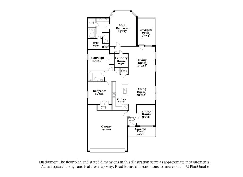 1,980/Mo, 9410 Novacek Blvd San Antonio, TX 78254 Floor Plan View