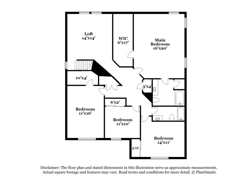 2,535/Mo, 7631 Dueling Oak San Antonio, TX 78254 Floor Plan View 2