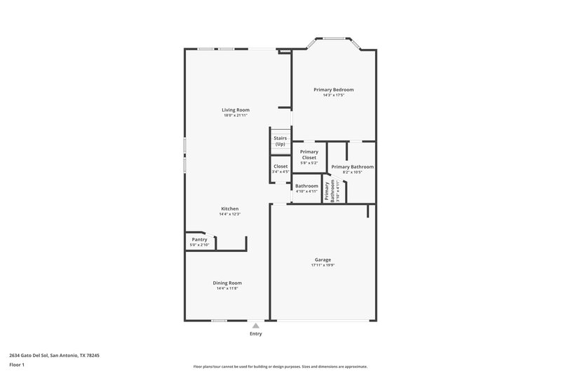 1,990/Mo, 2634 Gato del Sol San Antonio, TX 78245 Floor Plan View