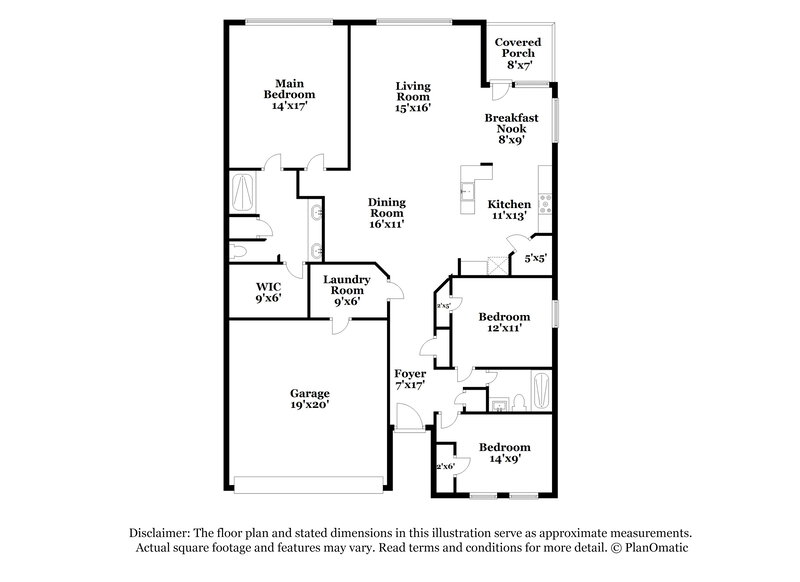 2,125/Mo, 15714 Turfway Park Selma, TX 78154 Floor Plan View