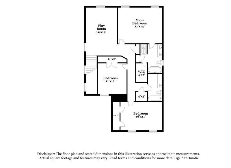 2,105/Mo, 1331 Swan Ct San Antonio, TX 78245 Floor Plan View 2