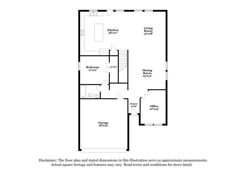 2,140/Mo, 1634 Desert Candle San Antonio, TX 78245 Floorplan View 2
