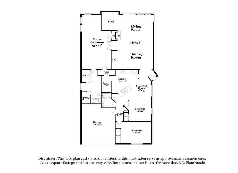 2,030/Mo, 9527 Autumn Breeze San Antonio, TX 78254 Floor Plan View