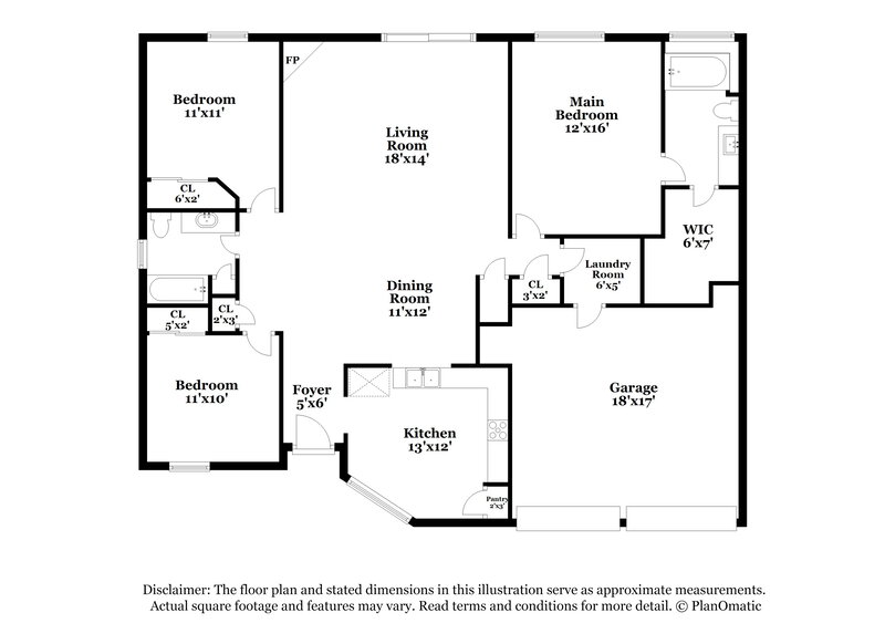 2,650/Mo, 16118 Rocky Crk San Antonio, TX 78247 Floor Plan View