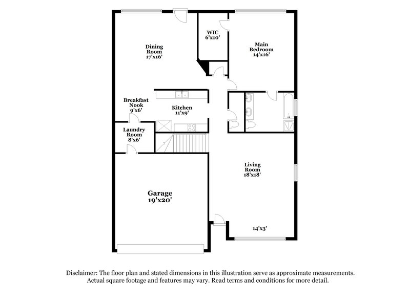 2,120/Mo, 16206 Galloping Oak Knl Selma, TX 78154 Floor Plan View